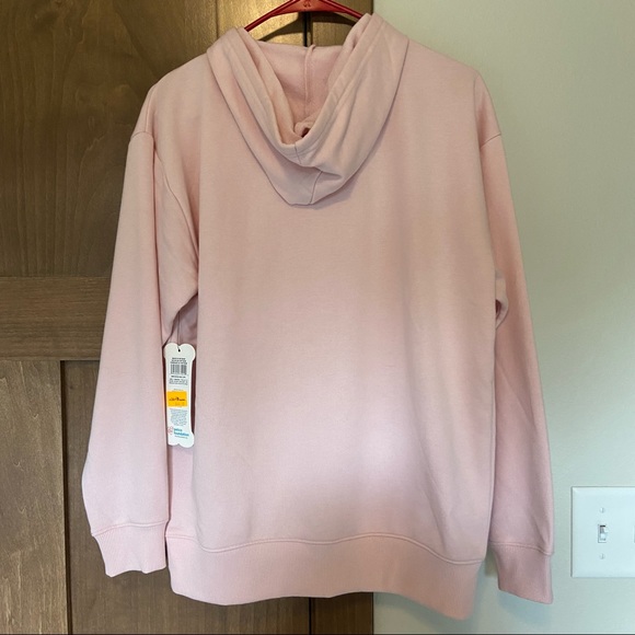 BNWT Skechers BOBS Bonjour Pooch Pocket Fleece Hoodie Light Pink Size S - Picture 5 of 10